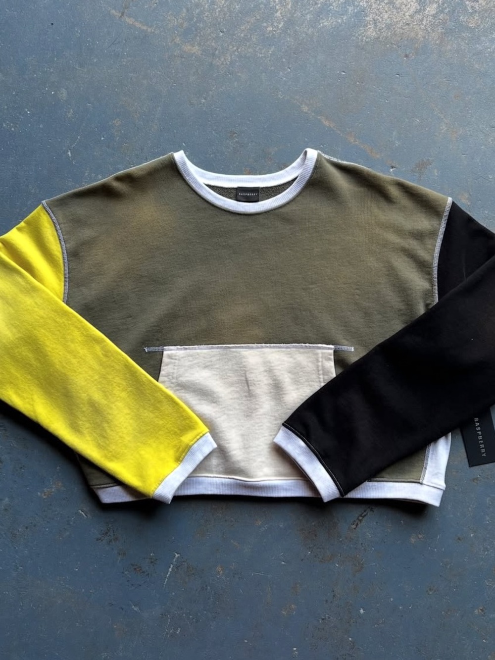 GV Gallery x Raspberry Hills Color Block Crewneck - Picture 5 of 5